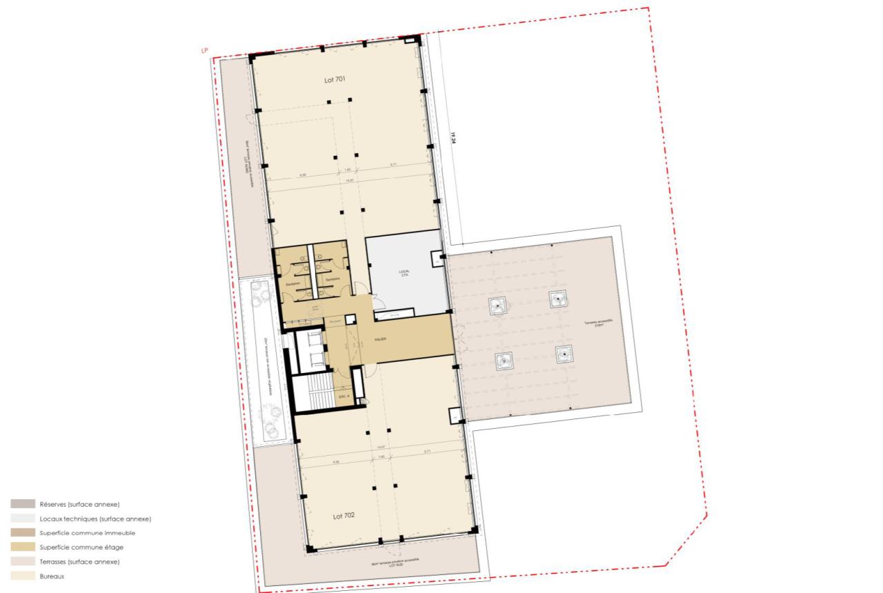 Bureau Lyon 7080m² Location bureau Lyon Rhône OLBUR2205349 17